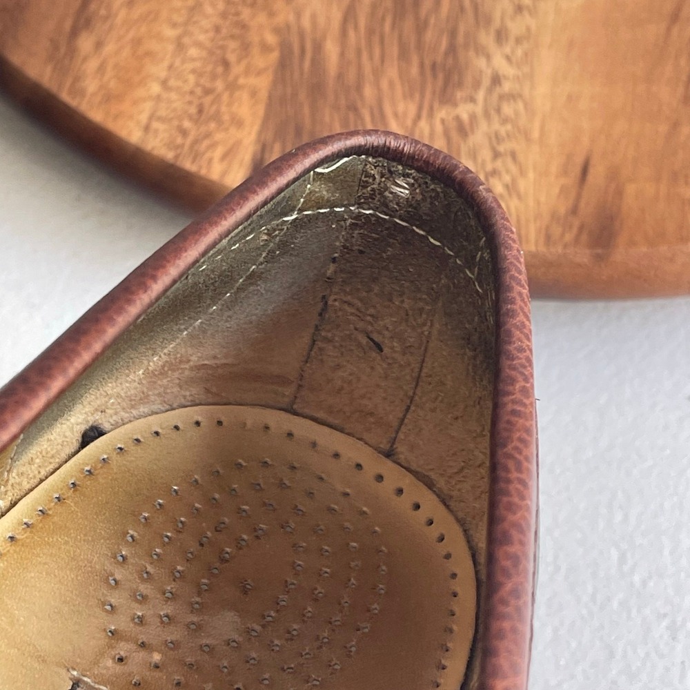 Cole Haan Loafers Mens 11 E Black Brown Leather‎ Kiltie Buckle Detail - Picture 15 of 16